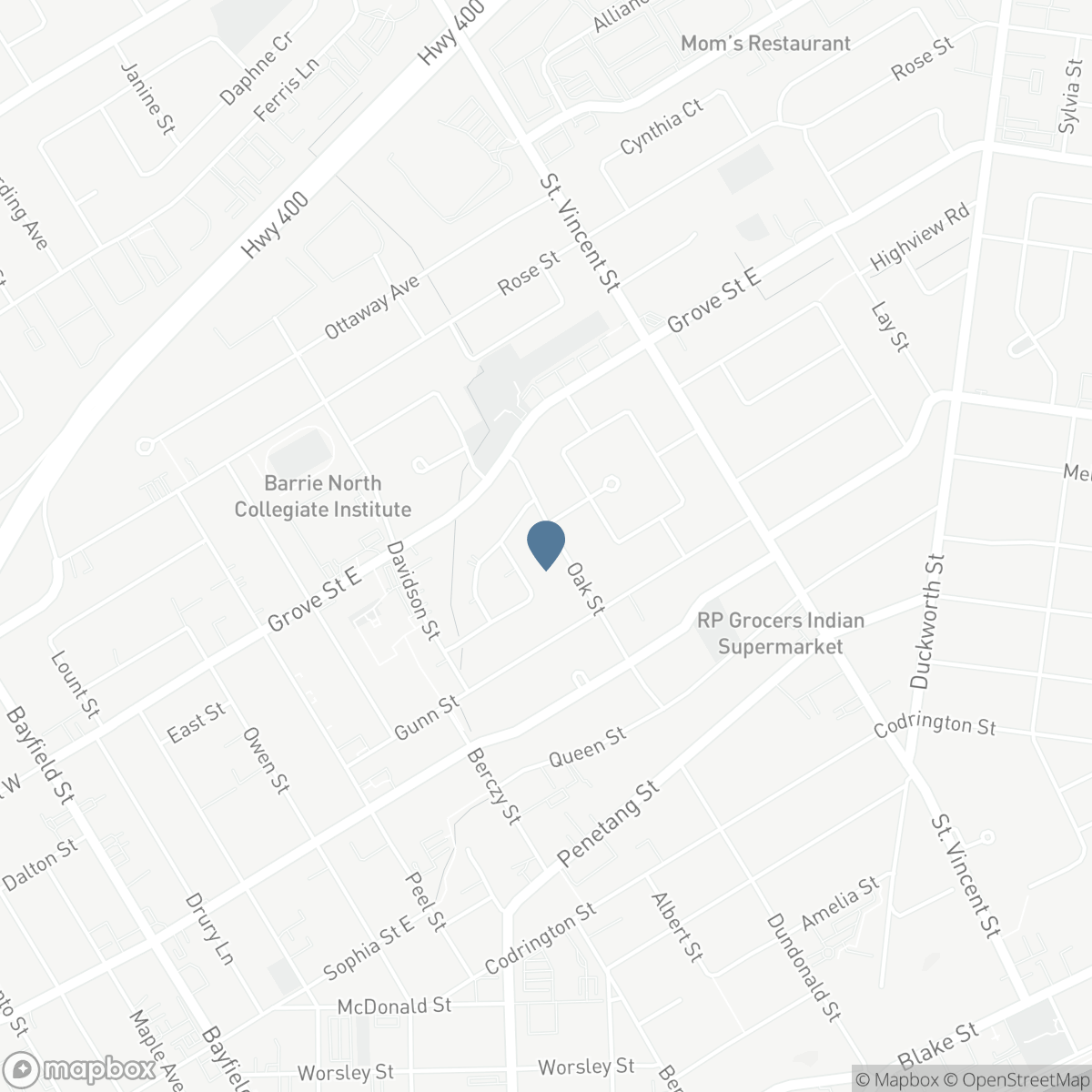 18 OAK STREET, Barrie, Ontario L4M 3V2